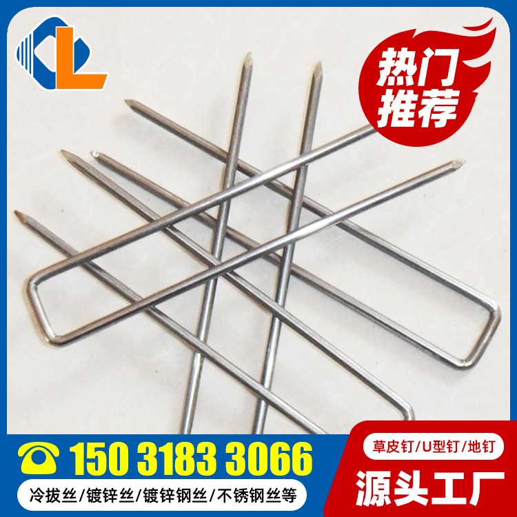 U型釘土工格柵